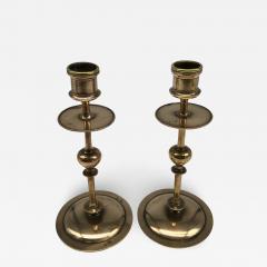 Pair of brass candlesticks - 2636869