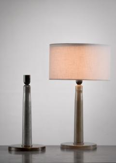 Pair of brass table lamps - 3898271