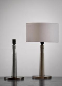 Pair of brass table lamps - 3898272