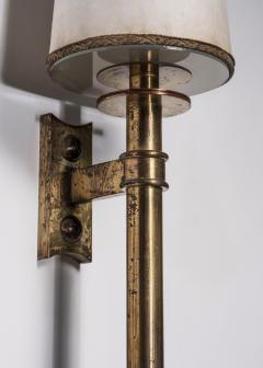 Pair of brass wall lamps - 4752155