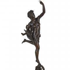 Pair of bronze sculptures of Mercury and Fortuna - 1543133