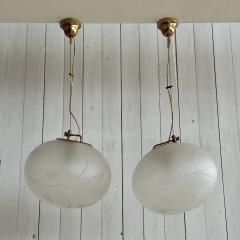 Pair of ceiling lights Sweden 1960s - 4353622