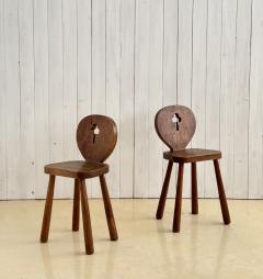 Pair of chairs Denmark early 20th century - 4098147