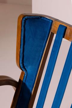 Pair of cherrywood lounge chairs Italy 1950s - 4396474