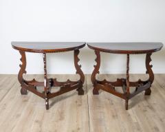 Pair of console in walnut period 18th - 4189700