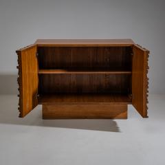 Pair of contemporary Italian Sideboards with Brutalist Surface Design - 4690520