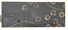 Pair of contemporary consoles with cactus resin panels by ABDB Designs - 4307518