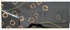 Pair of contemporary consoles with cactus resin panels by ABDB Designs - 4307520