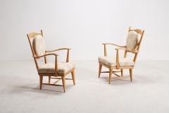 Pair of danish armchairs Circa 1940 New upholstery - 4087632