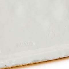 Pair of decorative French antique butter dishes by Ruaud - 4136391