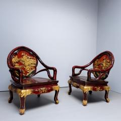 Pair of early 20th century Chinese armchairs - 4316543