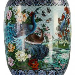 Pair of exceptionally large Chinese enamel vases - 2255438