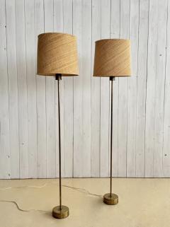 Pair of floor lamps Sweden 1950s - 4116454