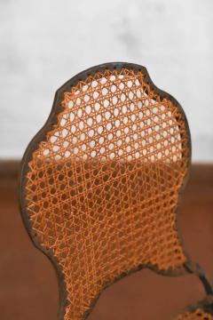 Pair of folding iron chairs early 20th Century - 3807478