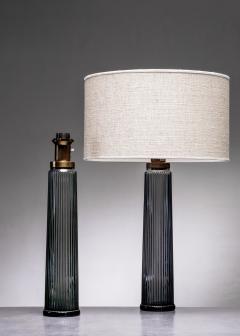 Pair of glass table lamps - 4376067