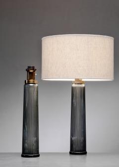 Pair of glass table lamps - 4376068