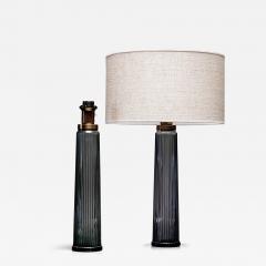 Pair of glass table lamps - 4379068