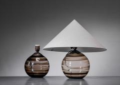 Pair of glass table lamps - 4391664