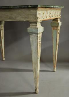 Pair of highly decorative Italian console tables with marble tops - 4787765