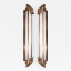 Pair of large Art Deco sconces - 1211937