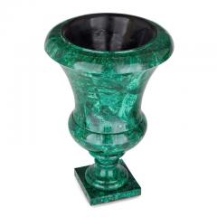 Pair of large French malachite vases - 3488788