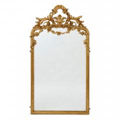 Pair of large Rococo revival giltwood mirrors - 2857901