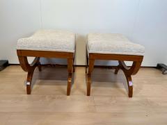 Pair of large Tabourets Beech wood France circa 1860 - 2781568
