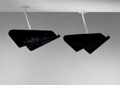 Pair of large ceiling lamps - 4608183