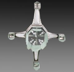 Pair of large ceiling lights Art Deco period - 904328