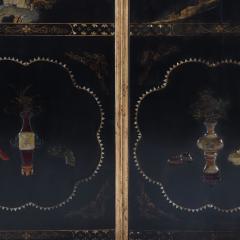 Pair of large gilt iron coffee tables with Chinese decorated tops C 1940 - 3236845