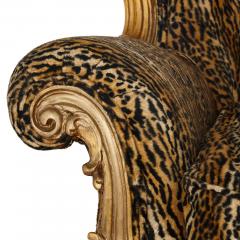 Pair of large ornate giltwood antique sofas - 3045688