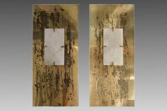 Pair of large sconces Aquafortis Limited edition - 913976