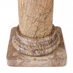 Pair of late 19th century French marble column pedestals - 2726772