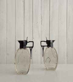 Pair of lidded carafes circa 1910 - 4095526