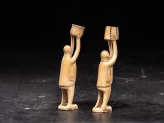 Pair of maritime ivory statues - 2198116