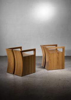Pair of monastery chairs - 4204631