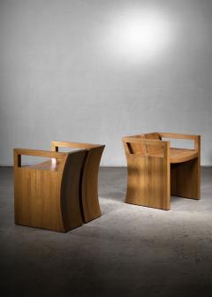 Pair of monastery chairs - 4204632