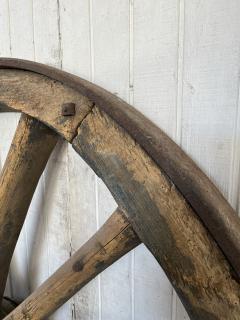 Pair of monumental wagon wheels from France - 4245132