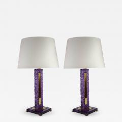 Pair of murano glass lamps - 731055