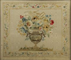 Pair of needlework panels in impressive original gilt carton pierre frames - 4589126