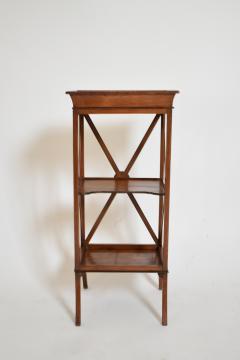 Pair of neoclassical mahogany bedside tables 1960s  - 4684483