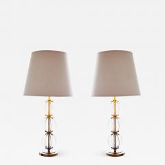Pair of orb lamps large  - 1209382