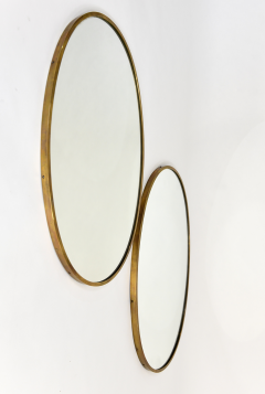 Pair of oval mirrors - 919669