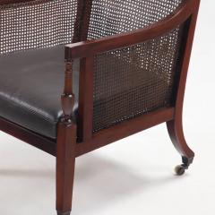 Pair of regency style cane chairs  - 3318004