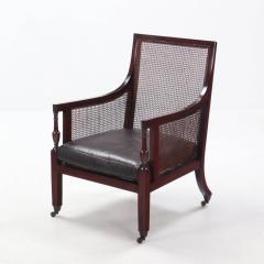 Pair of regency style cane chairs  - 3318005