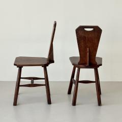 Pair of side chairs probably produced in the United States mid 20th century - 4690948