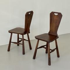 Pair of side chairs probably produced in the United States mid 20th century - 4690949