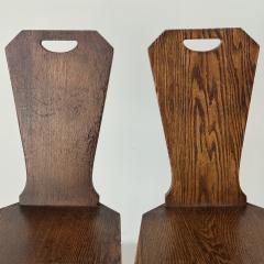 Pair of side chairs probably produced in the United States mid 20th century - 4690954