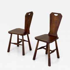 Pair of side chairs probably produced in the United States mid 20th century - 4691124