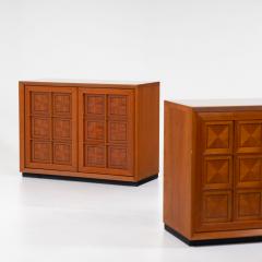 Pair of sideboards by Mobili i Caccia alla Volpe Italy 1970s - 3607464
